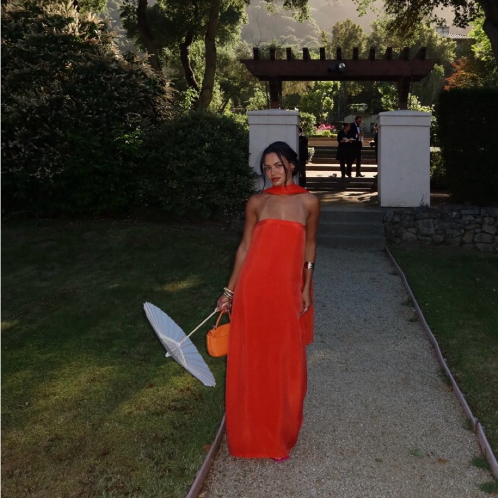 Janet Dress and Matching Cape - Grenadine